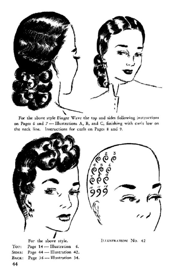 1940s WWII HAIRSTYLES Get That PINUP Look- 40s Hair Homefront Wartime ...